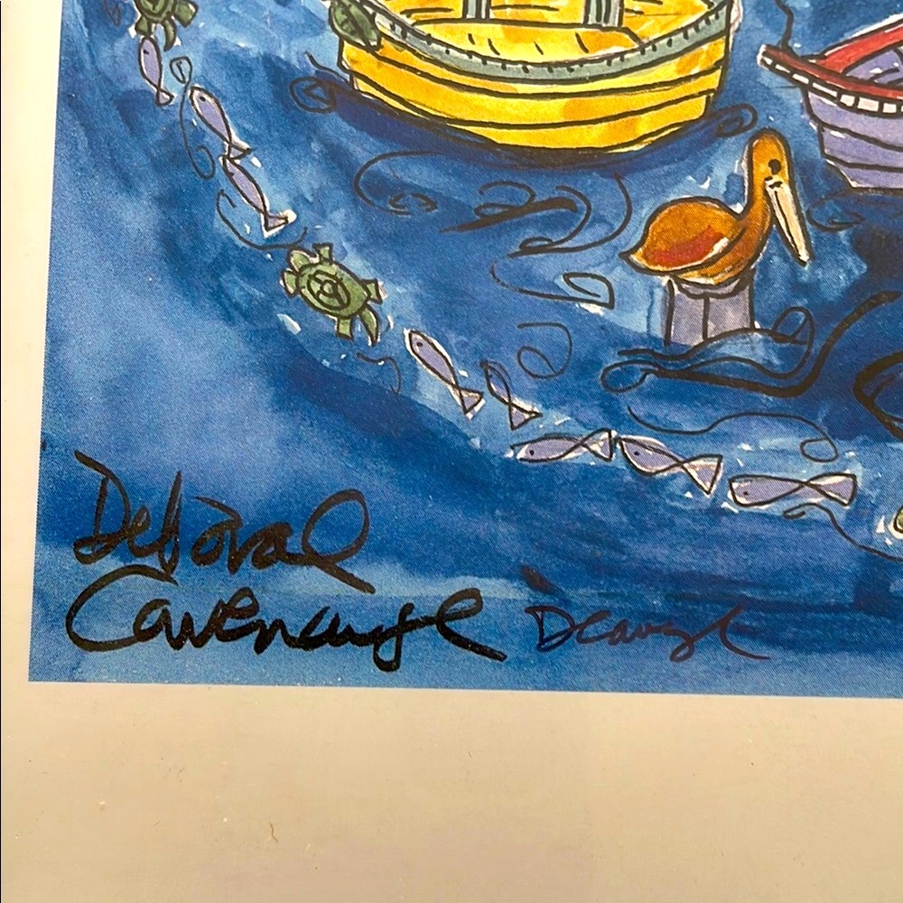 Coastal Dream Art Print in White Frame - Picture 3 of 4